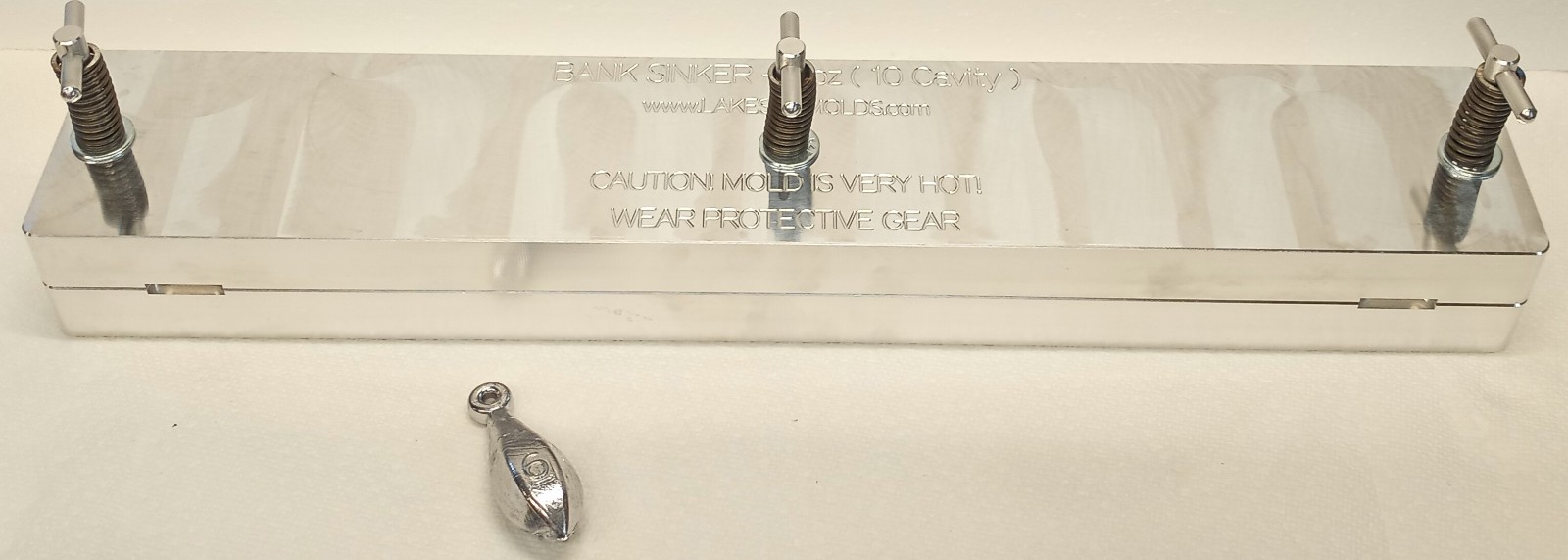 6 oz Bank Sinker 10 Cavity Production Mold