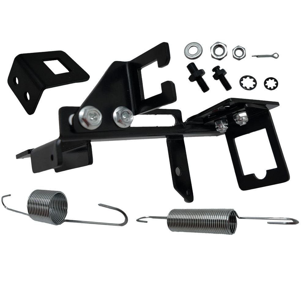 For Holley Edelbrock Throttle&Kickdown Cable Bracket Kit w/Springs&Linkage Studs