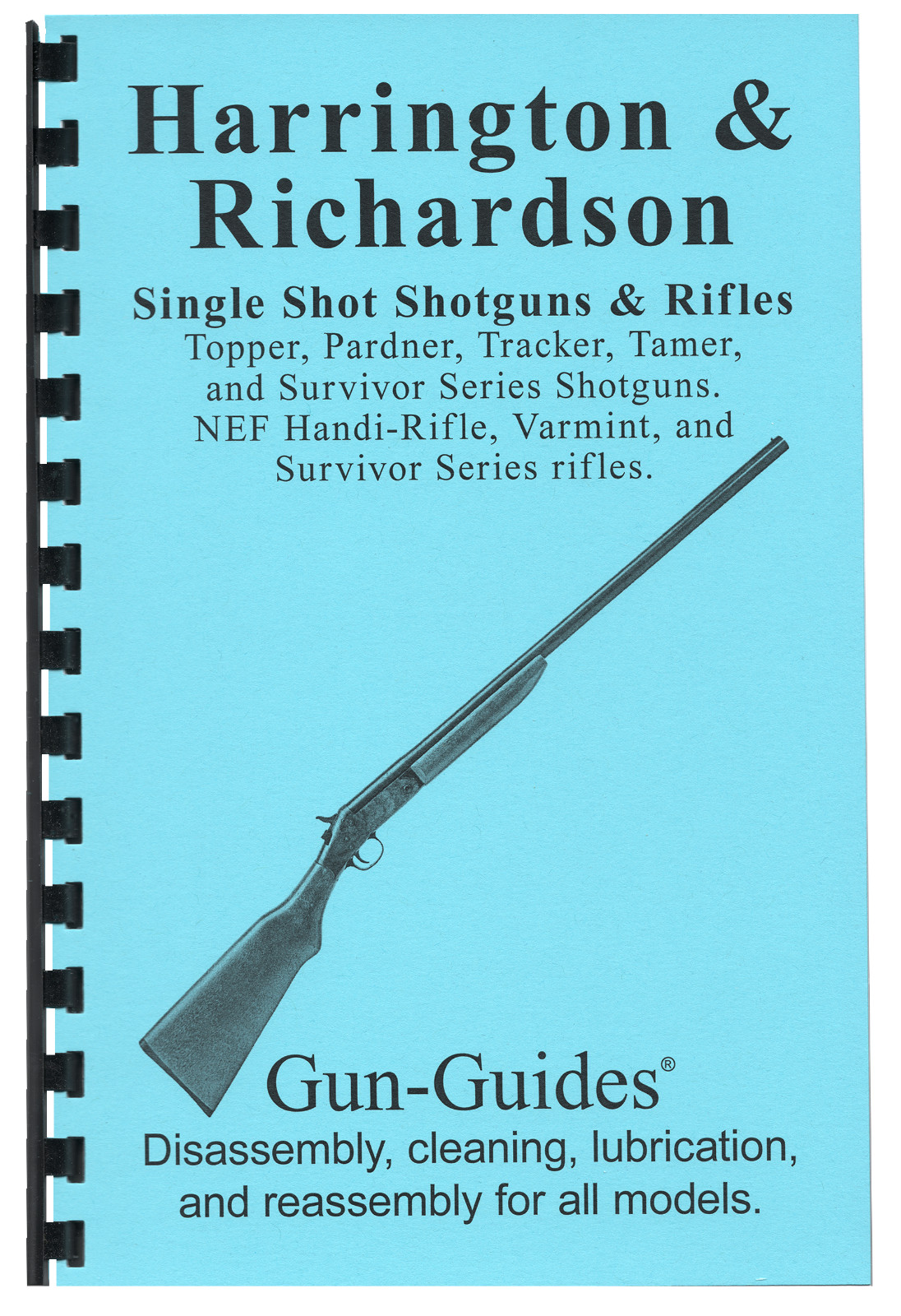 Harrington & Richardson H&R NEF Single Shot Gun-Guide COMBO: WITH TAKEDOWN SCREW