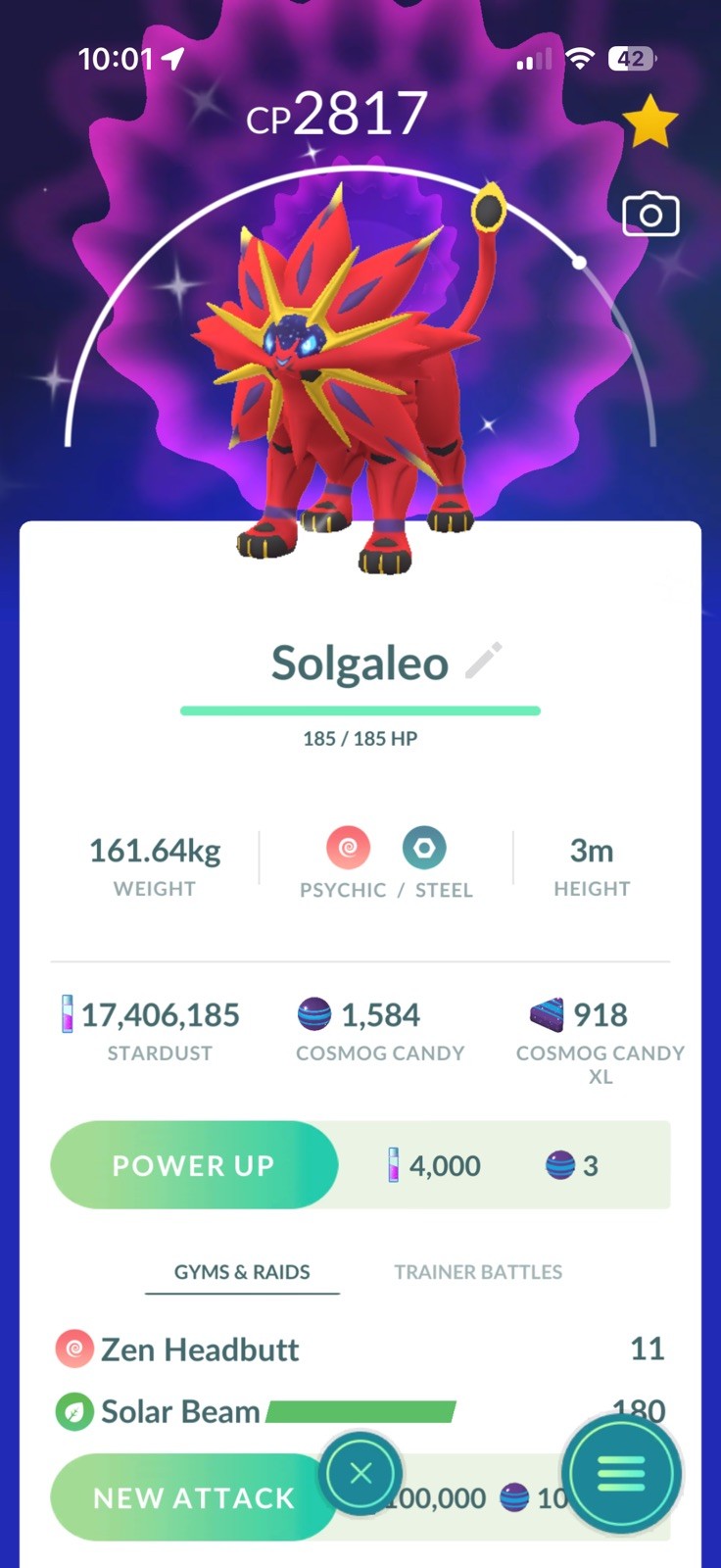 Shiny Solgaleo - Pokémon Trade Go