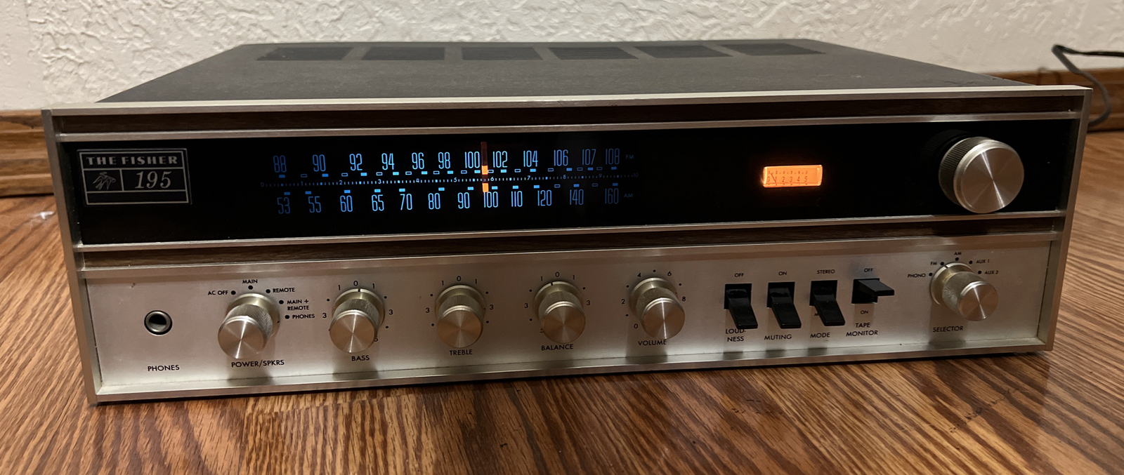 The Fisher 195 STEREO Solid State AM/FM Receiver