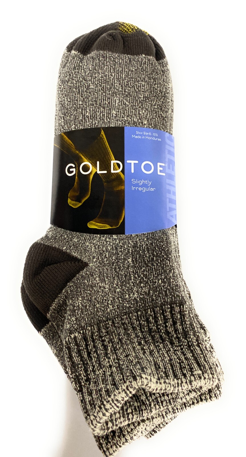 Gold Toe 6 Pairs Mens Women Athletic Quarter Sock Cushion Cotton 10/13 Irregular