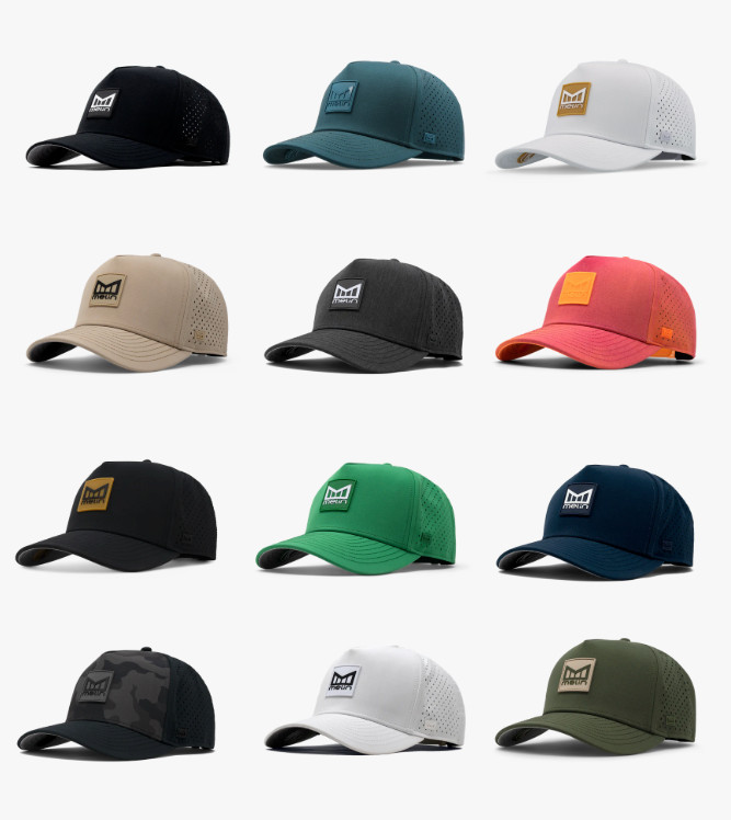 New Melin Odysea Stacked Hydro Performance Snapback Hat Multiple Colors & Sizes