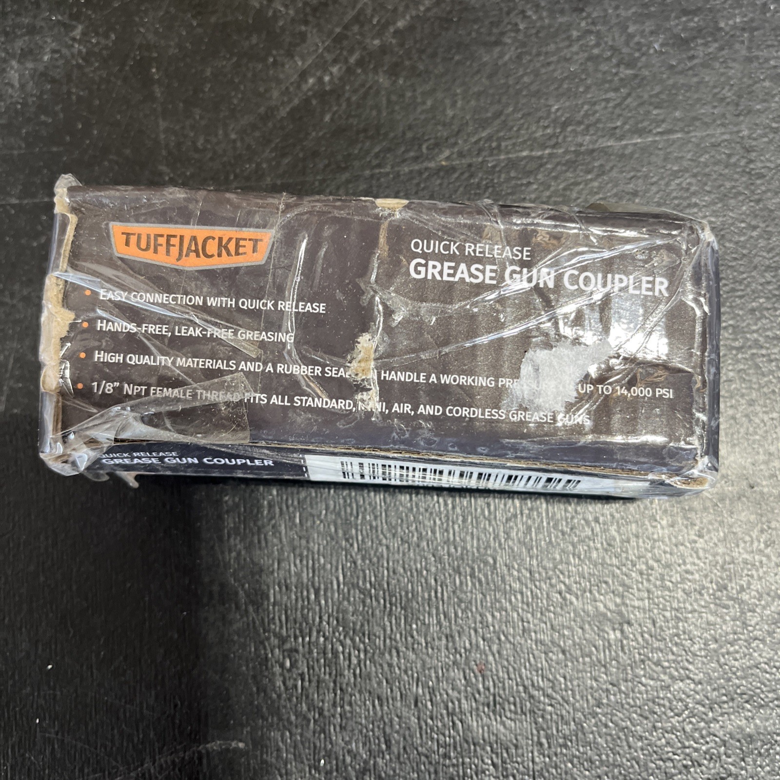 Genuine TUFFJACKET Quick Release Grease Coupler 14,000 PSI