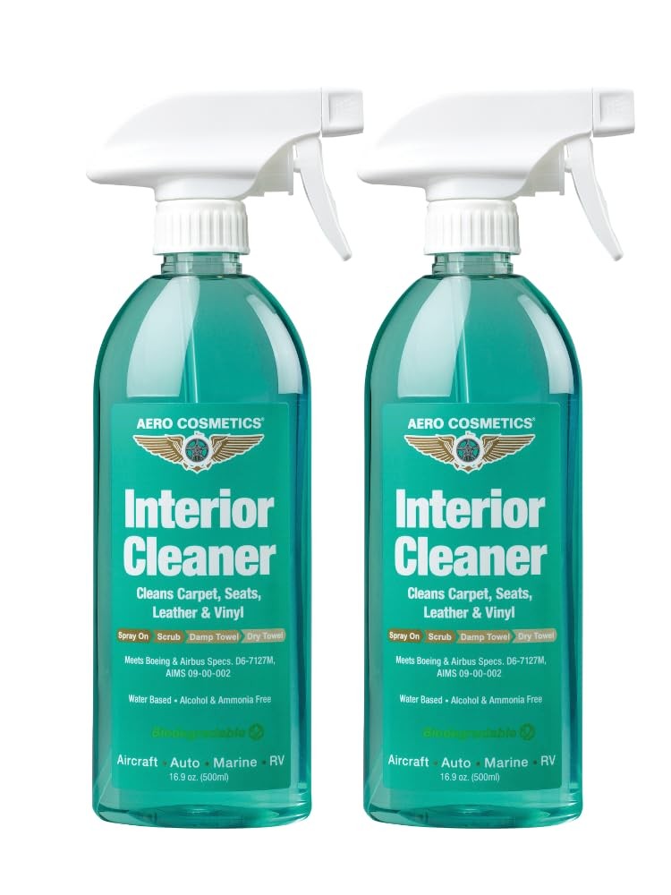 Aero Cosmetics Interior Cleaner, Carpet Seat 8.45 Fl Oz (Pack of 2)