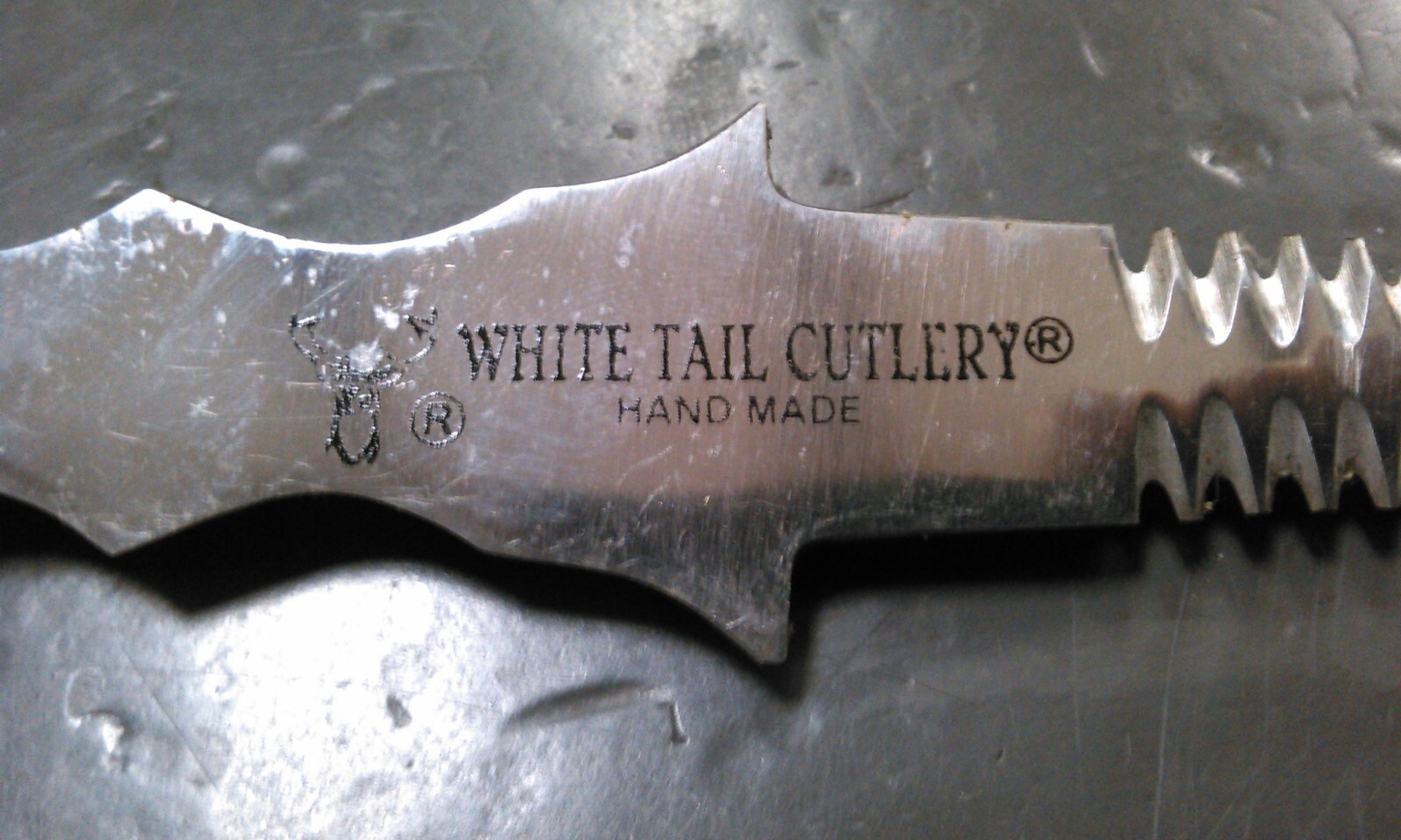 WHITE TAIL CUTLERY, HAND MADE DAGGER,