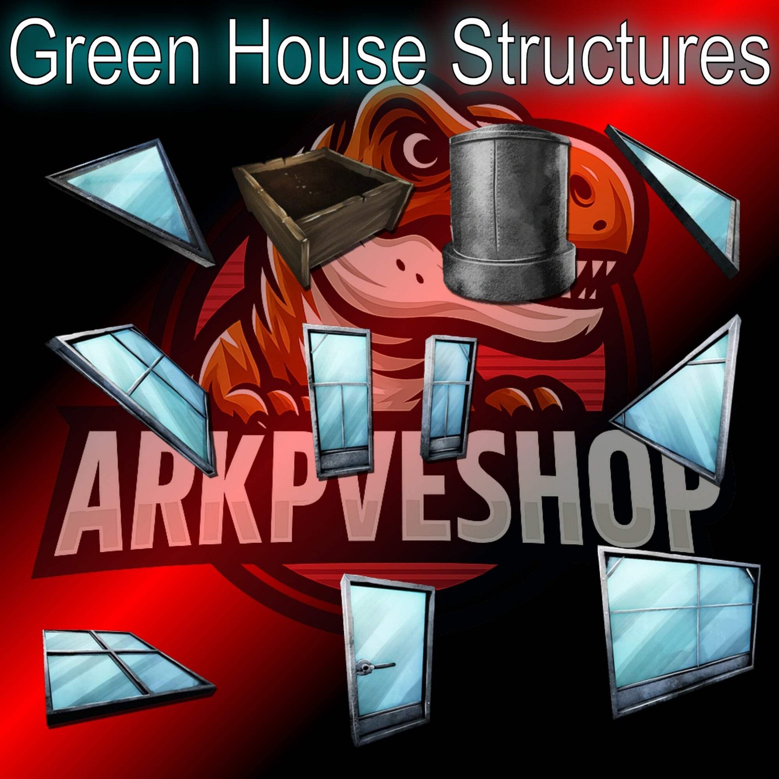 ASA🦖Ark Survival Ascended Green House Structures