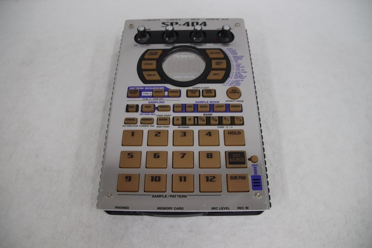 Roland SP-404 Sampler Dr. Sample Vintage Unit Junk for Parts/Repair Not Working