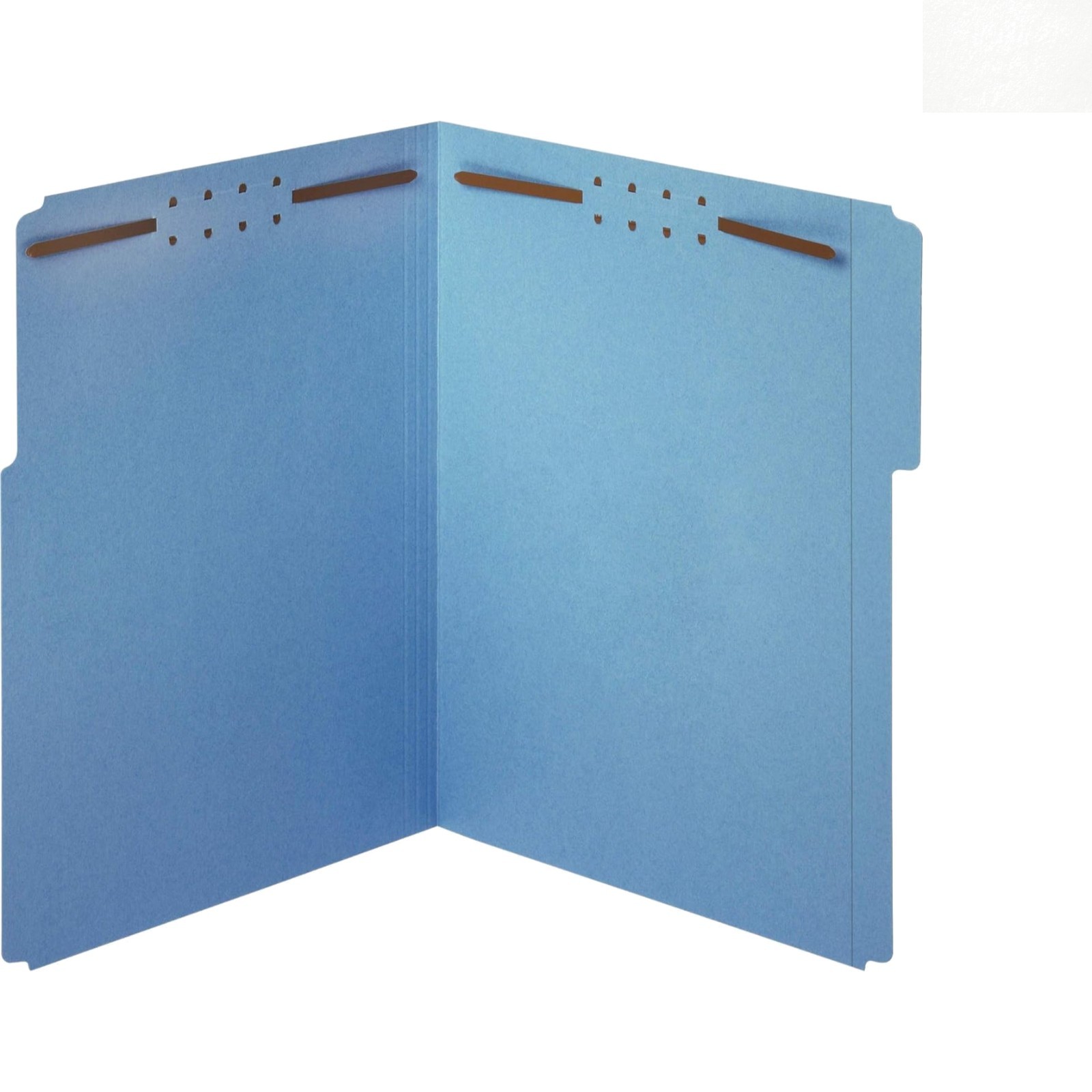 Streamline Your Filing with 50 Blue Letter Size Fastener Folders, 2 Fasteners