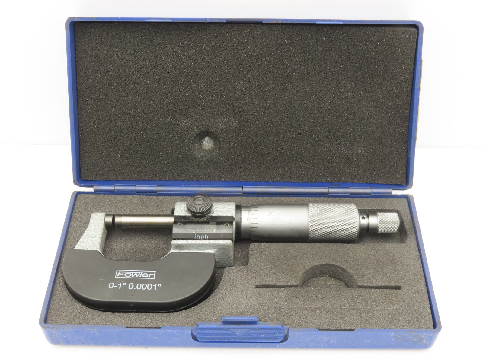 Fowler 52-224-001-1 Mechanical Digit Counter Micrometer 0-1" Ratchet Stop