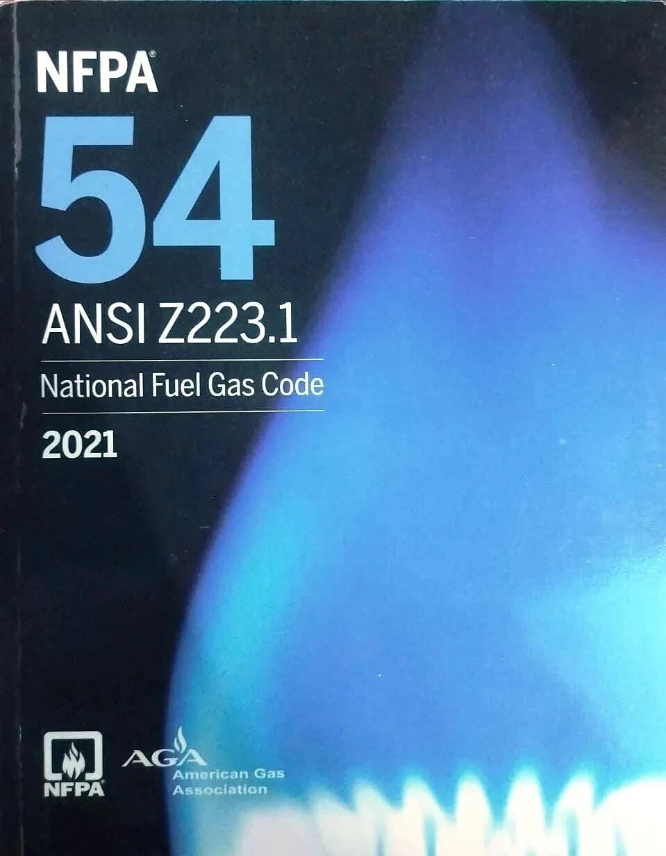 NFPA 54 ANSI Z223.1 National Fuel Gas Code 2021 Free Shipping USA STOCK