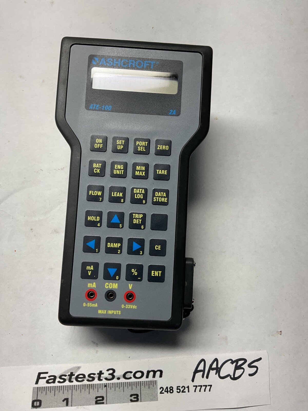 Ashcroft Ate-100 Handheld Pressure Calibrator