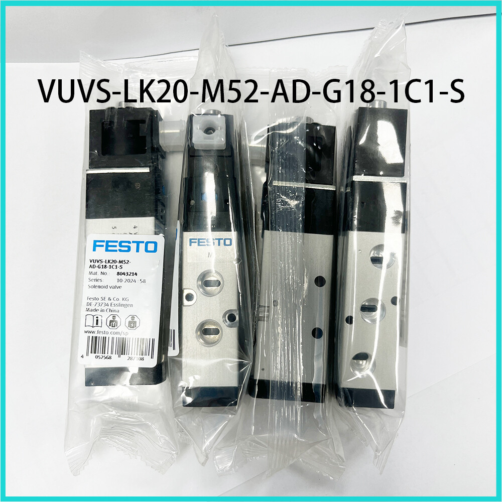 1PCS Original in stock Festo solenoid valve 8043214 VUVS-LK20-M52-AD-G18-1C1-S