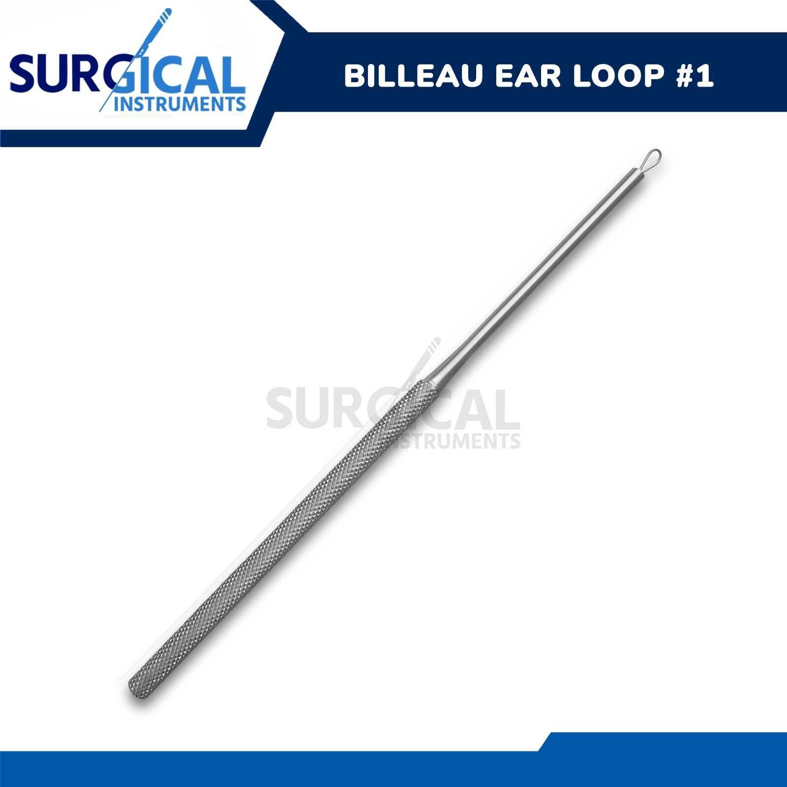 BILLEAU Flexible Ear Loop 6.5 Large Size #1 Steel Loop