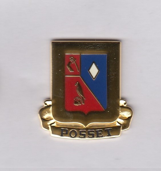 US Army 164th & 1058th Transportation Battalion crest DUI badge P-23