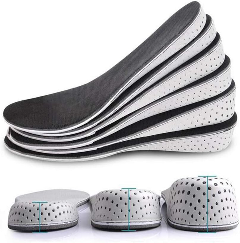 1Pair Soft Breathable Memory Foam Full Length Height Increase Insole Invisible I