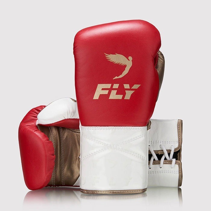 Fly Superlace X Boxing Gloves Lace up Type Pro Sparring TraGloves 8oz-16oz