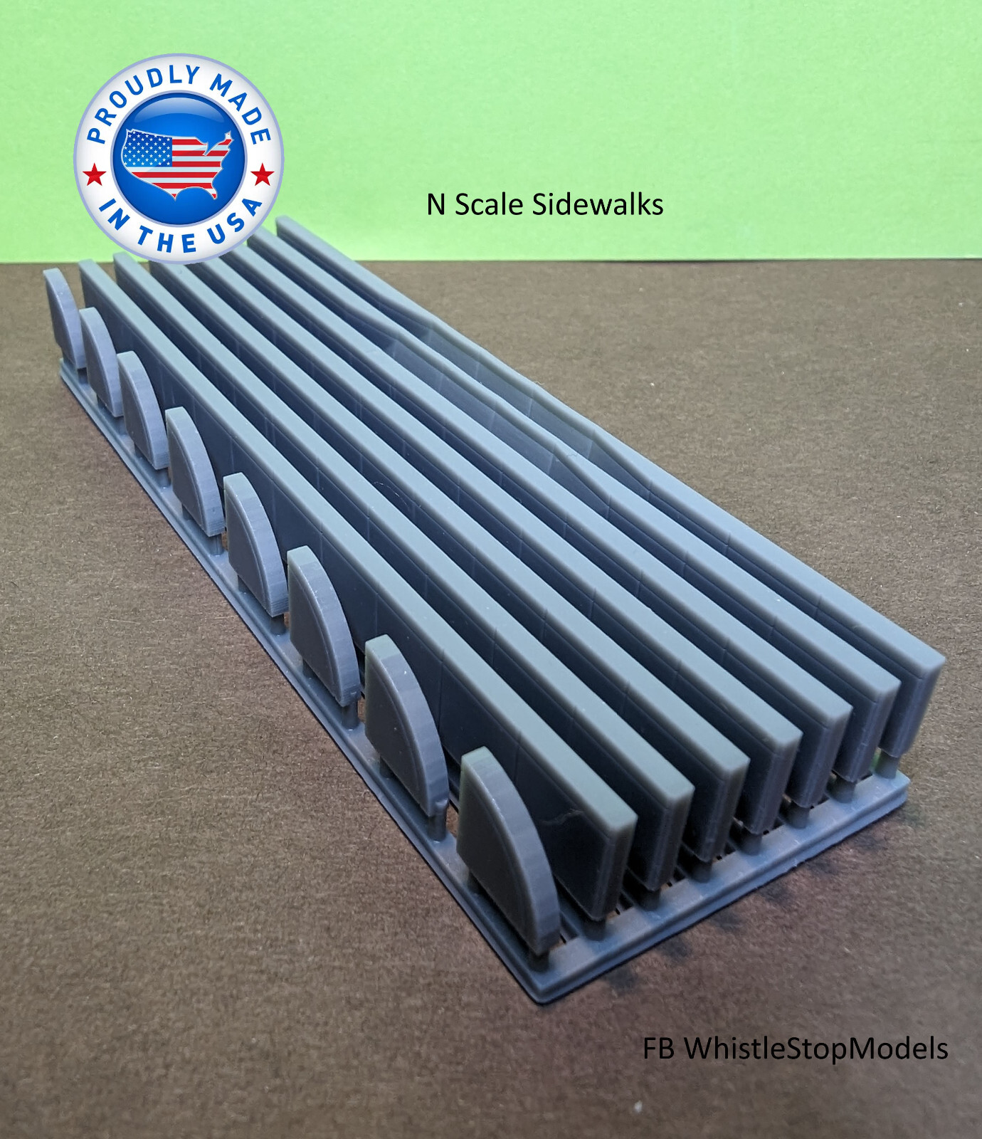 Z Scale Sidewalk with Highest Details