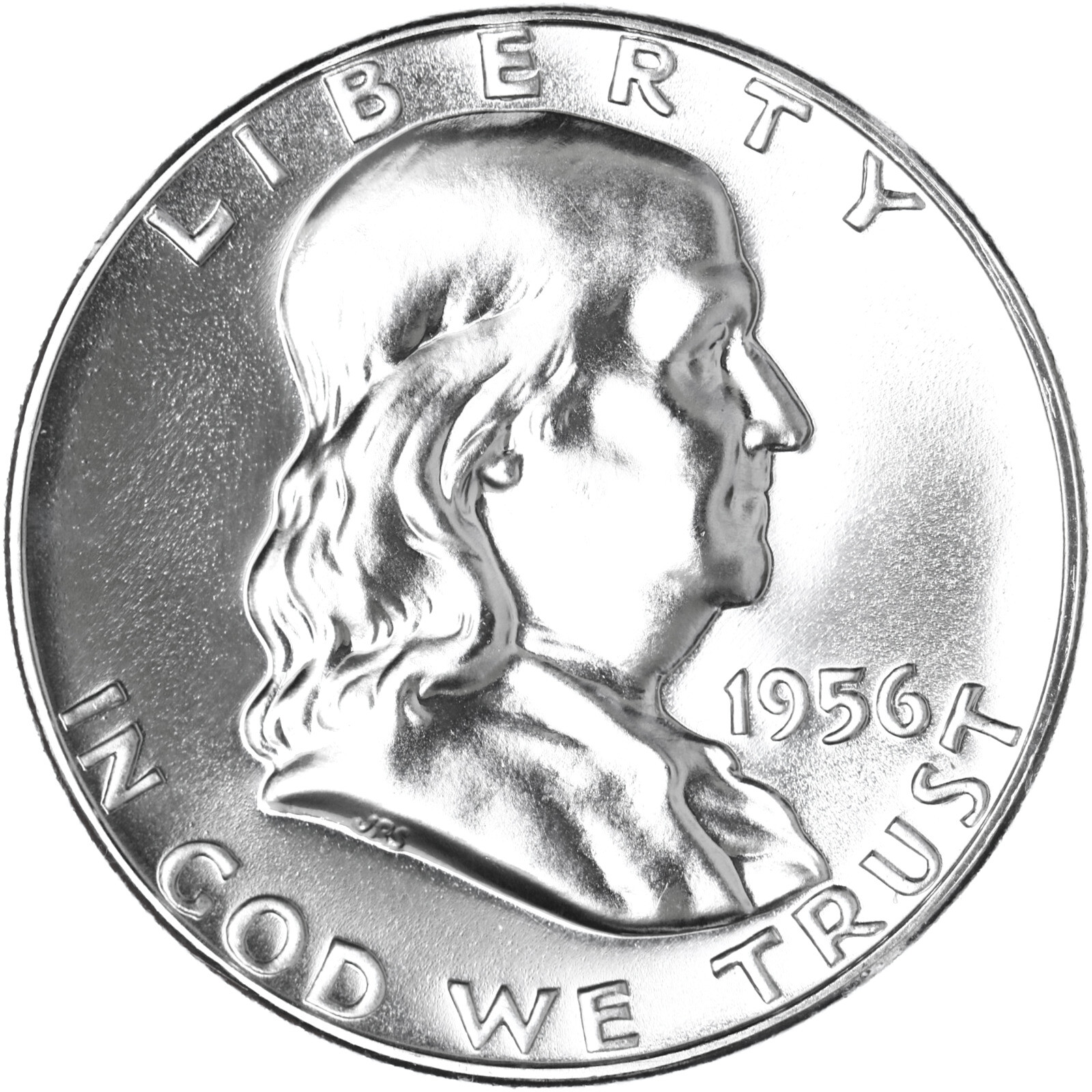 1956 (P) Franklin Half Dollar Type 2 Gem Proof 90% Silver