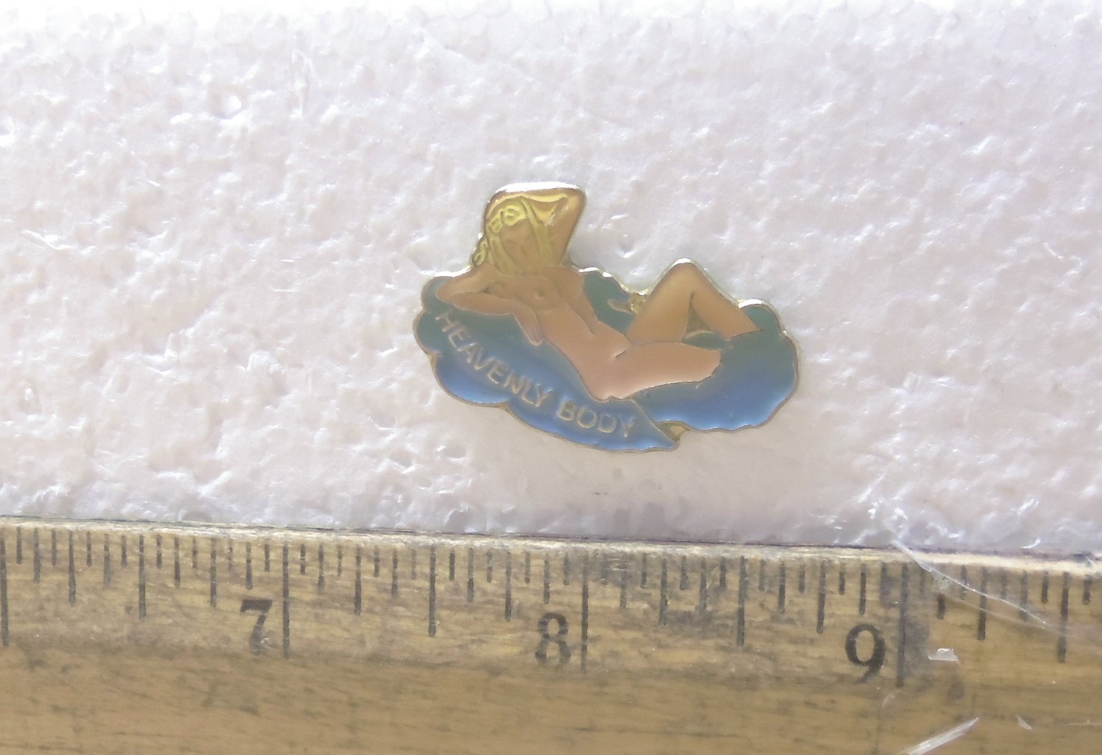 Heavenly Body Nose Art Pin