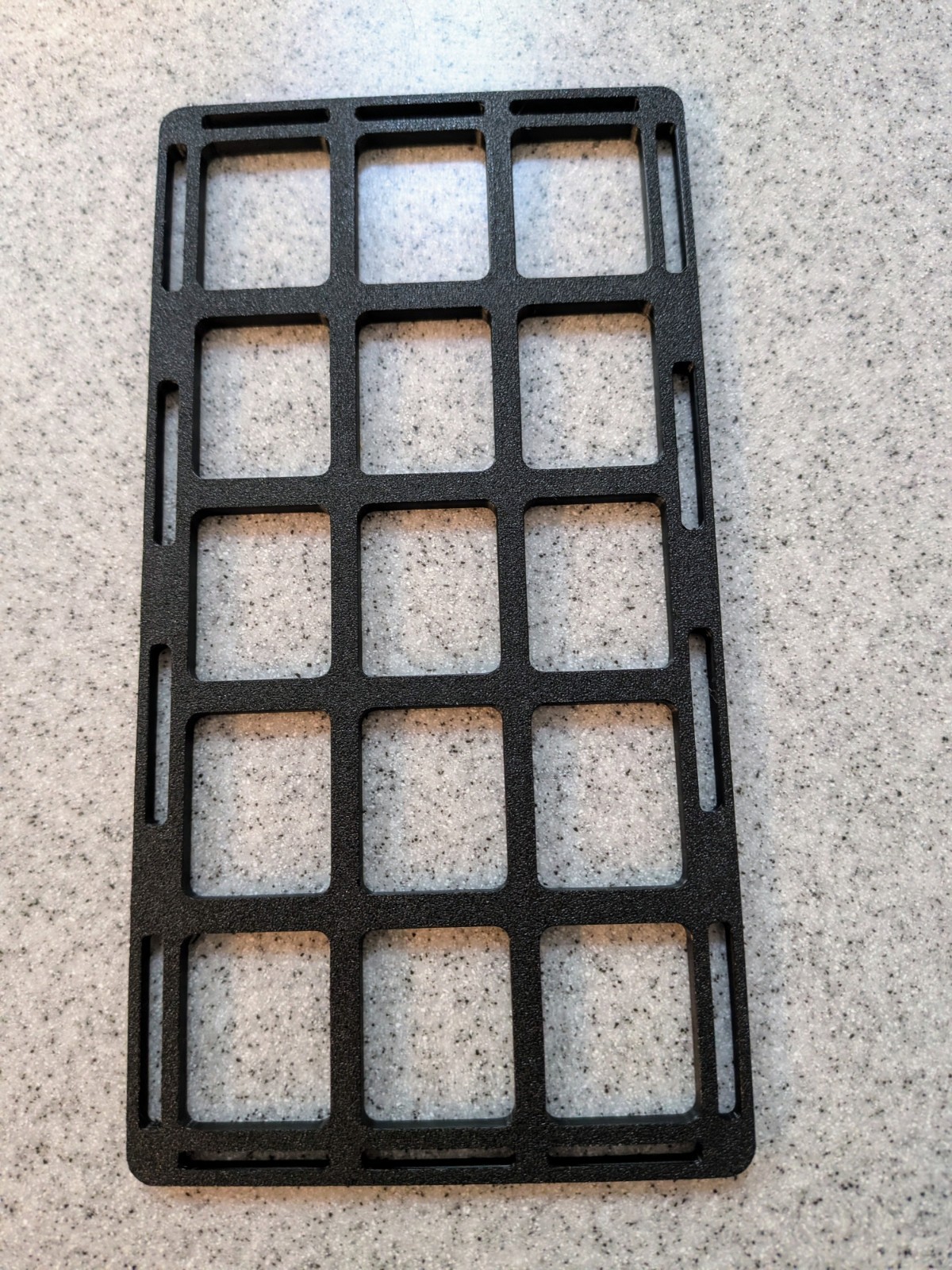 Molle Panel 5x3 Hole 3D Printed 8x4.1x.25