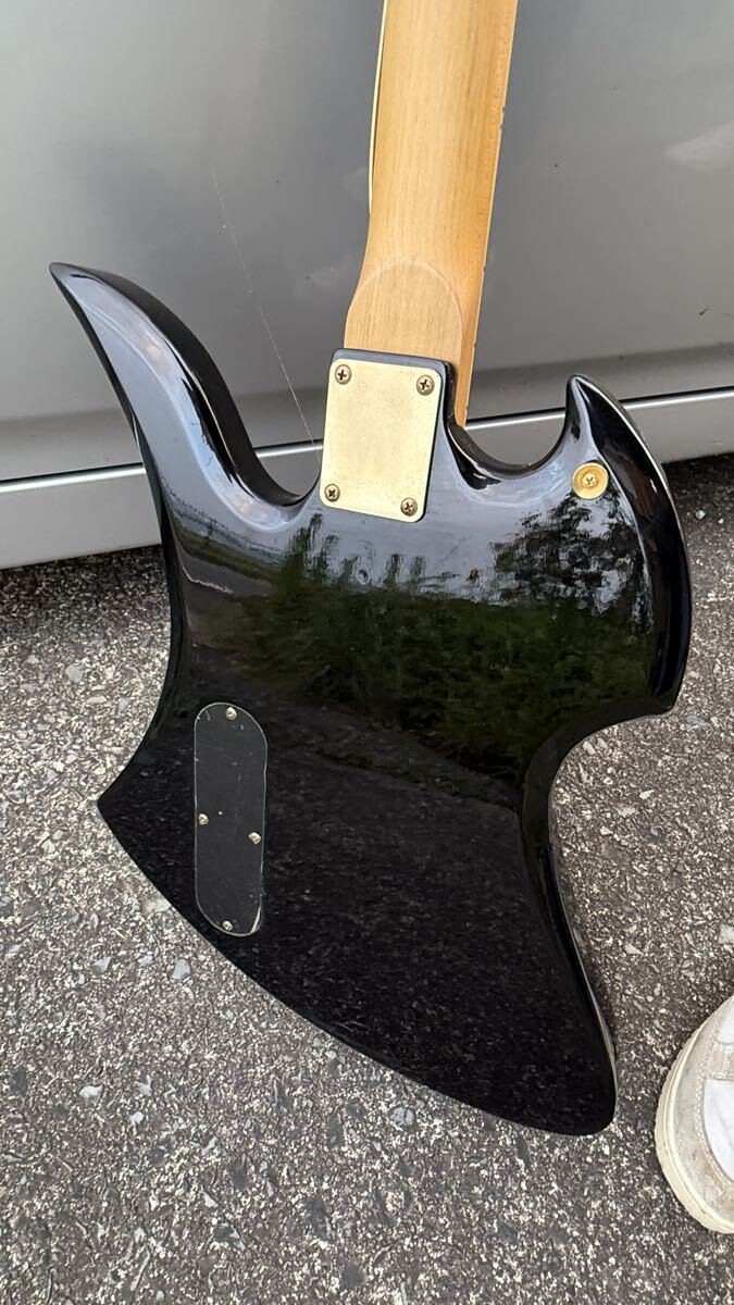 Juno Mockingbird Type Electric Guitar Black Deformed Guitar