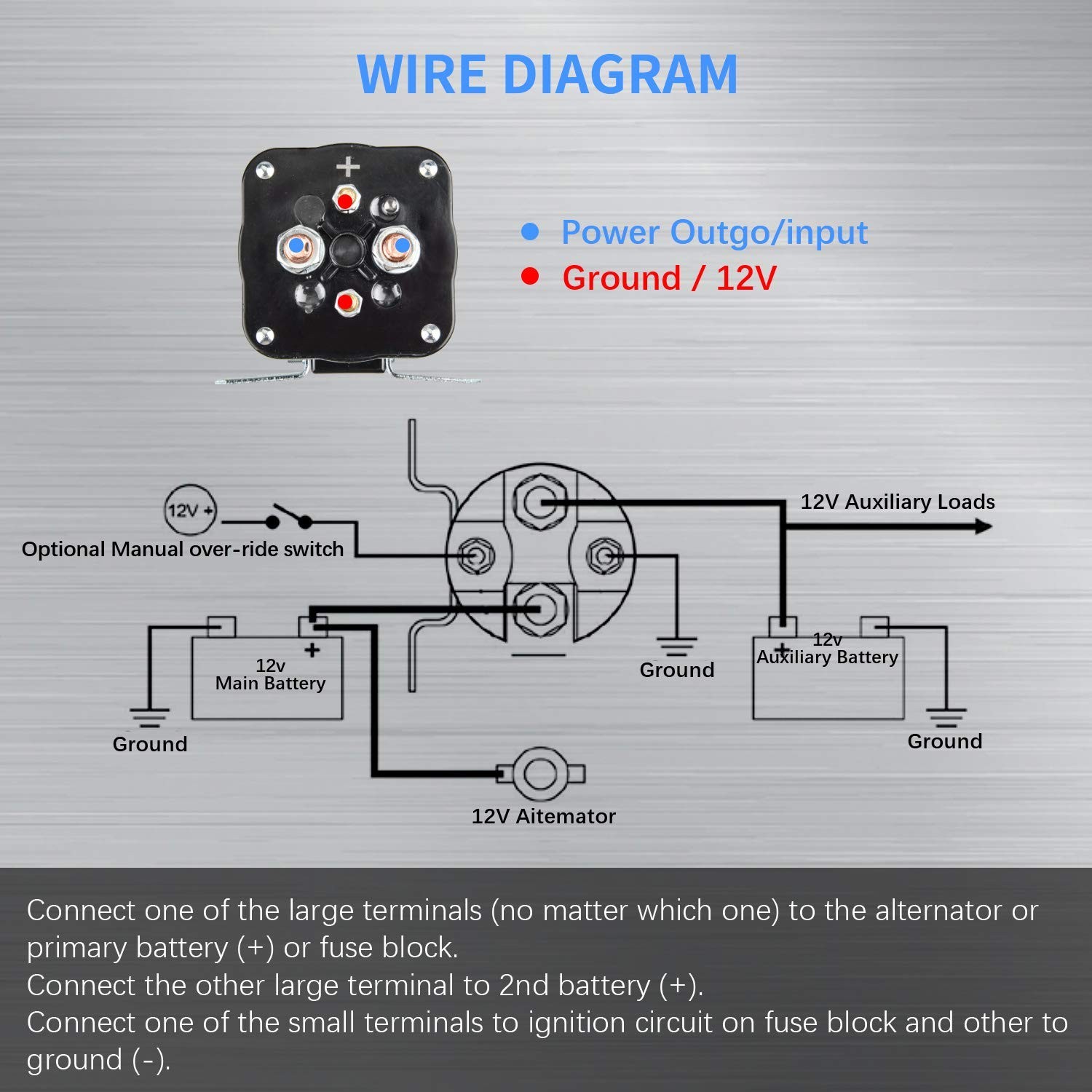 200A Mobile Audio Relay & Battery Isolator