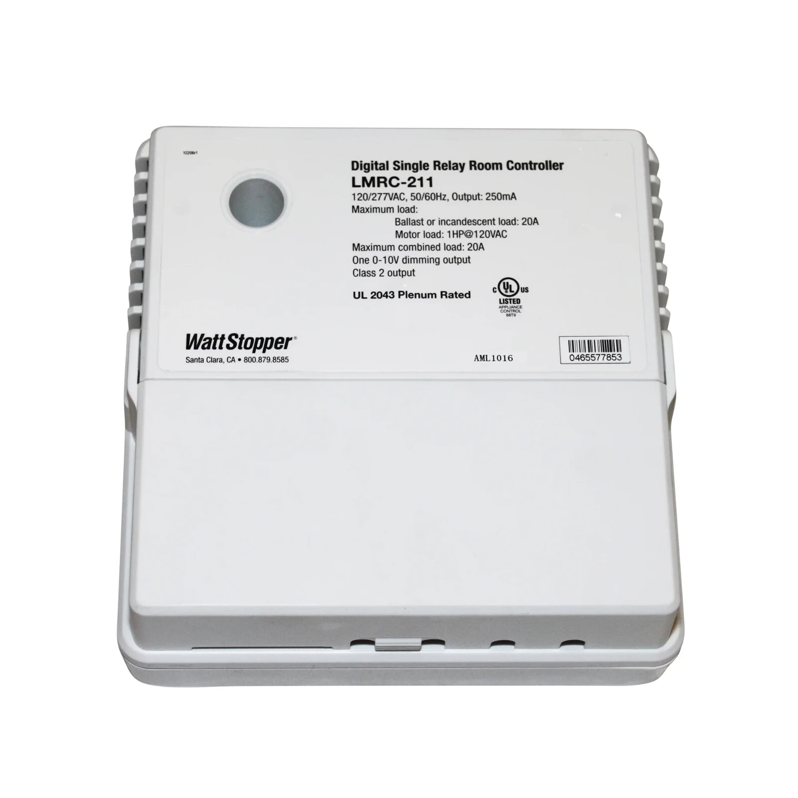 Wattstopper LMRC-211 DLM Single Relay Room Controller. On/Off/0-10V Dimming!