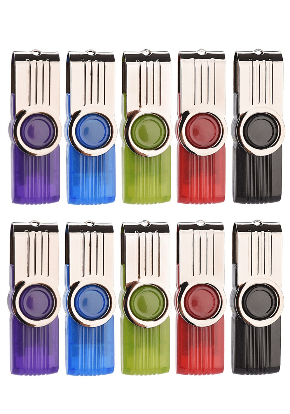 Wholesale - Mix Pcs/Lot Flash Drive USB2.0 Memory Stick Storage Metal Pen U Disk