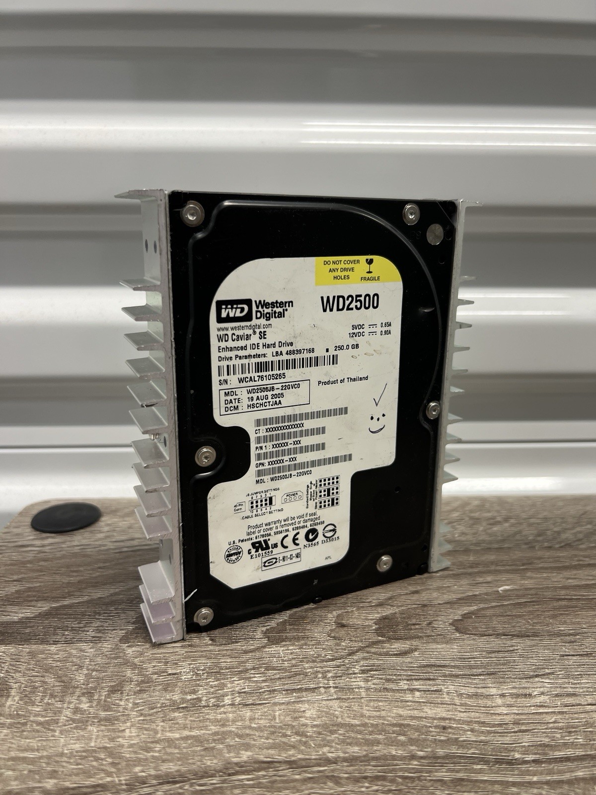 Western Digital 250GB IDE Desktop Hard Drive 3.5'' Caviar WD250JB-22GVC0 HDD