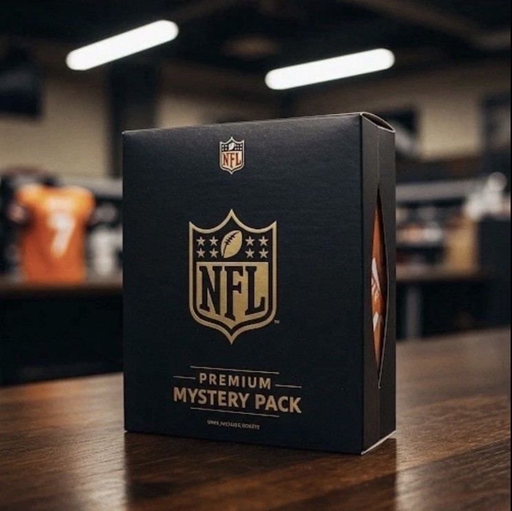 Premium NFL Mystery Pack - 3 Guaranteed Auto, Slab, Relic, #’d or SSP Cards.