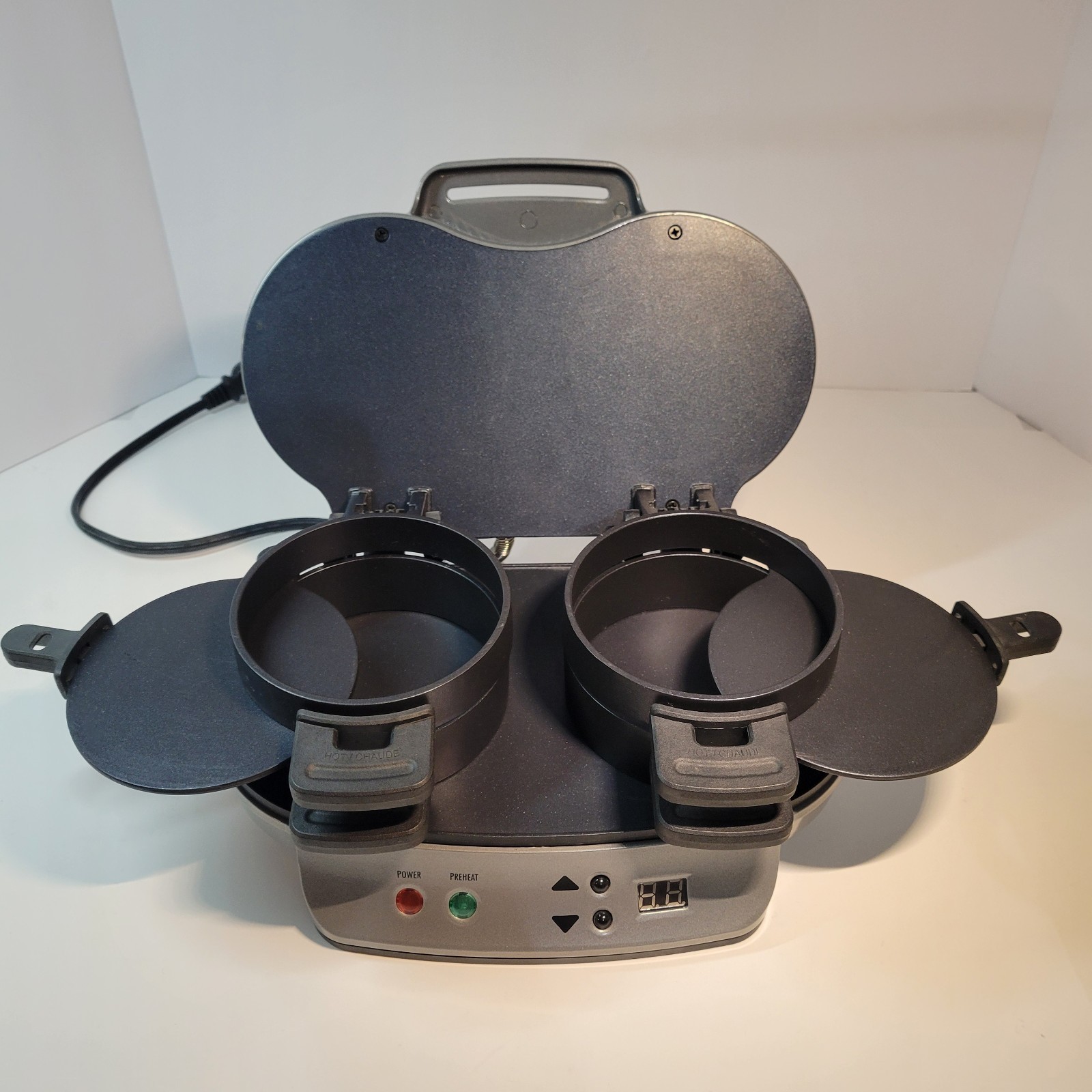 Hamilton Beach Dual Breakfast Sandwich Maker Timer Model 25490A Tested Works