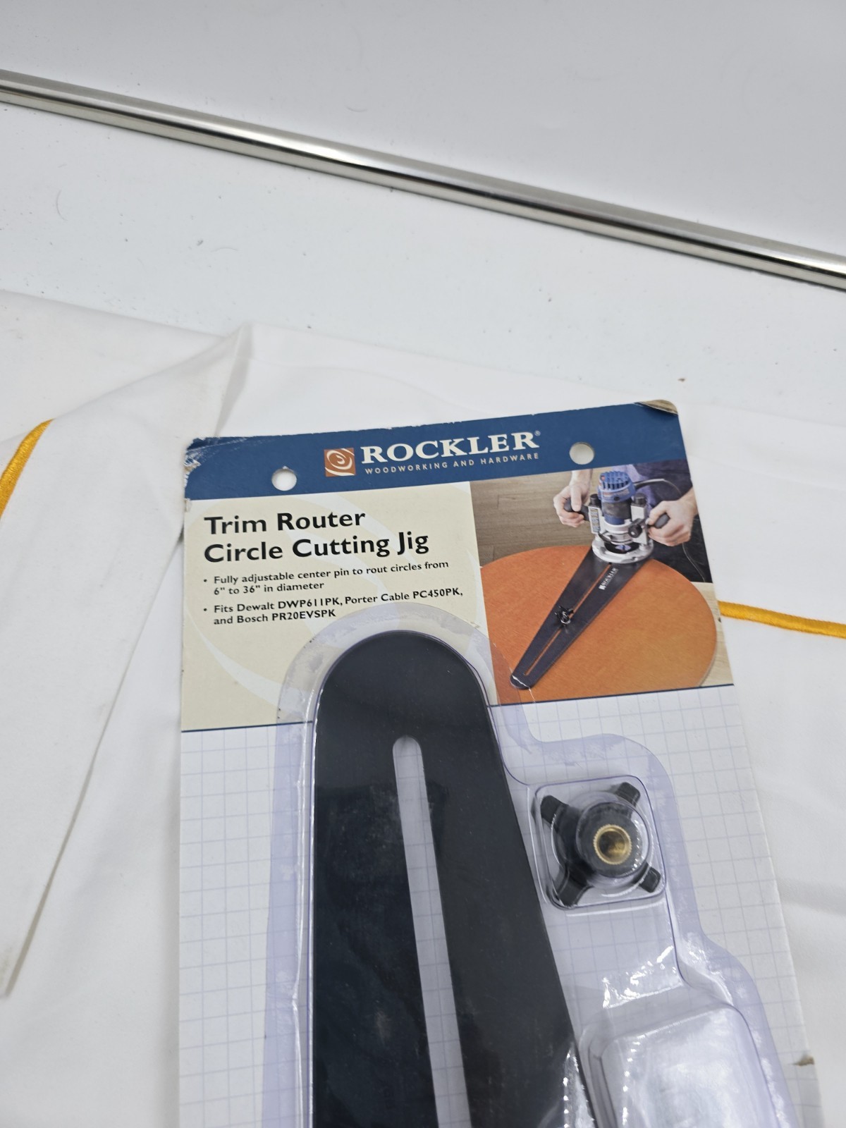 Rockler Trim Router Circle Router Jig