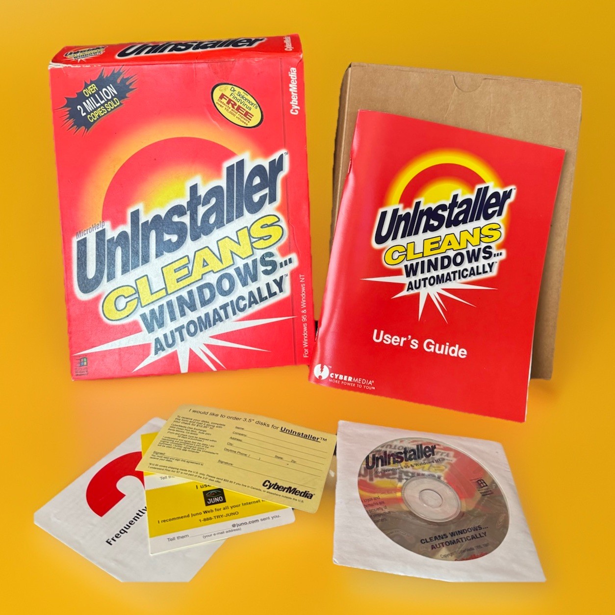 Microhelp Uninstaller Windows 95 And NT CD Rom Version CyberMedia