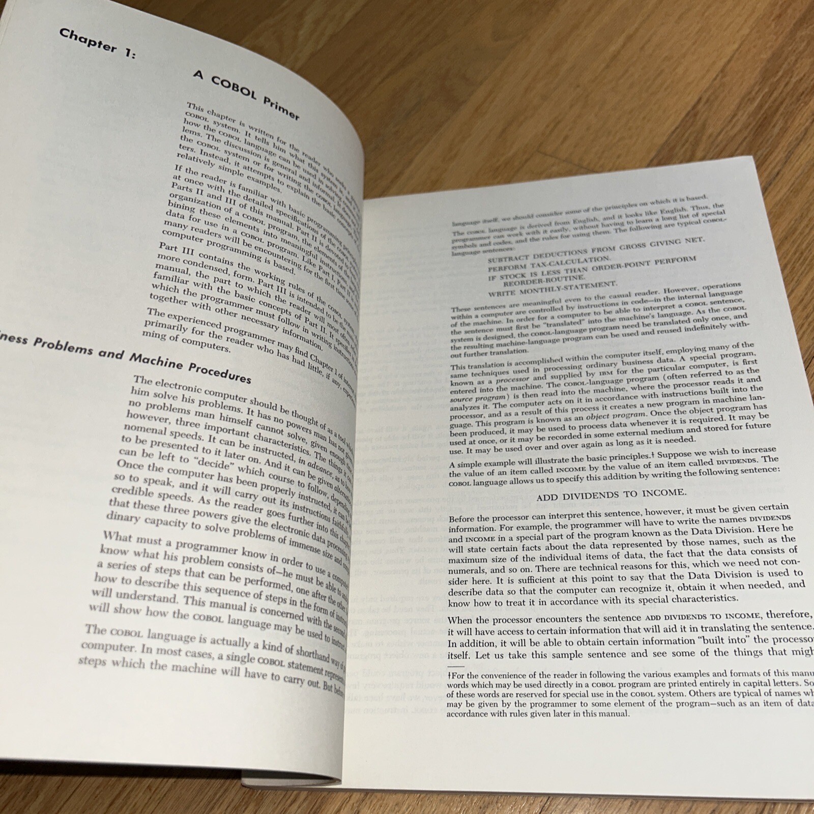 1961 IBM SYSTEMS REFERENCE LIBRARY - COBOL GENERAL INFORMATION
