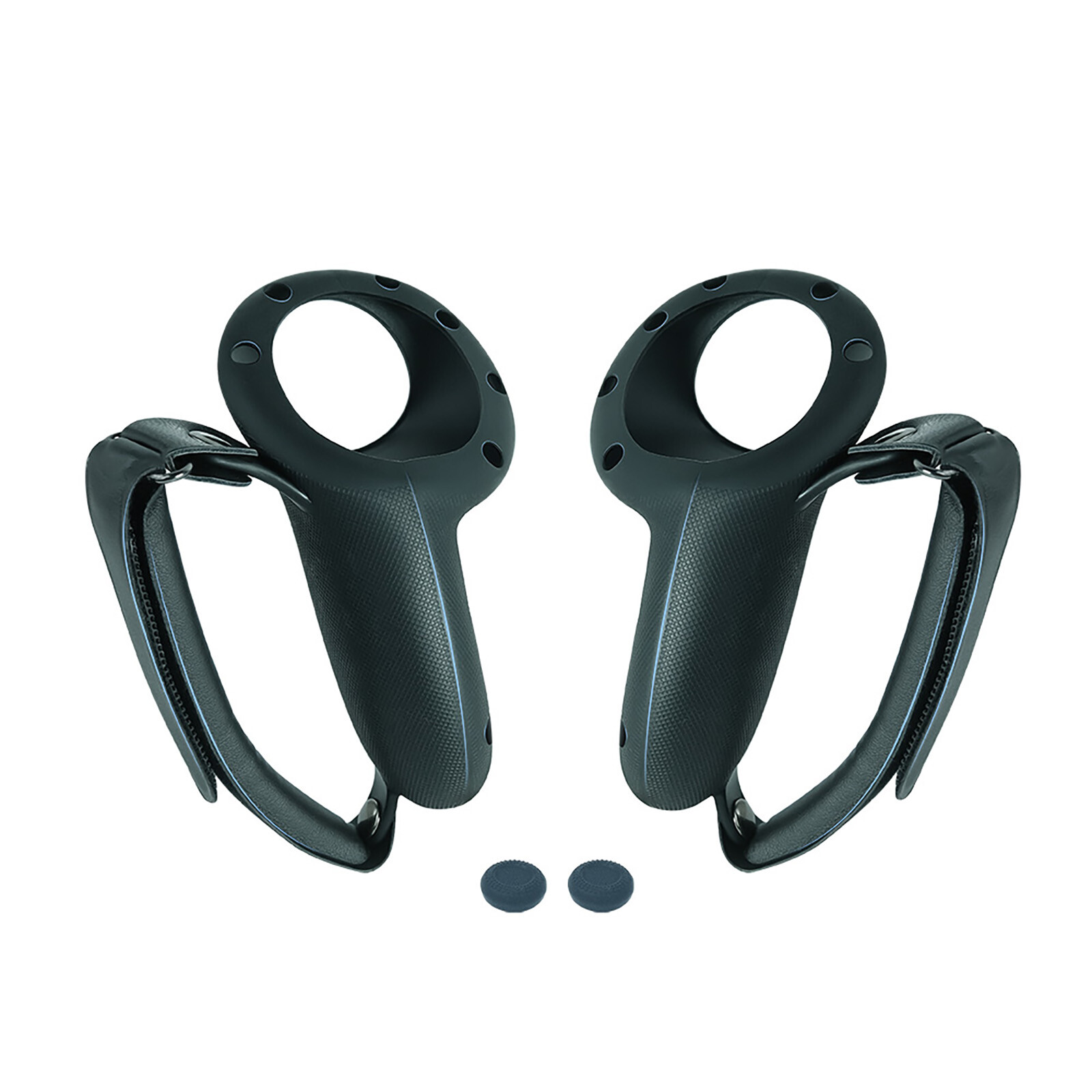 For Quest 3 VR Headset Controller Hand Grip Silicone Protective Cover with Strap