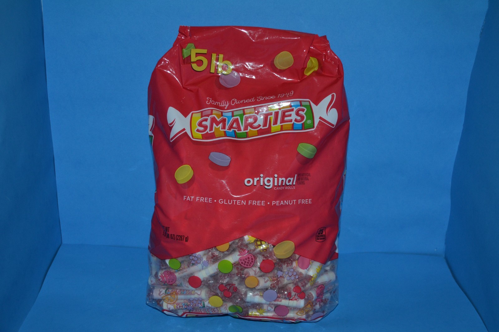 Smarties Candy Bulk Rolls Original Flavor, 5 lb Bag, Best By 03/2028