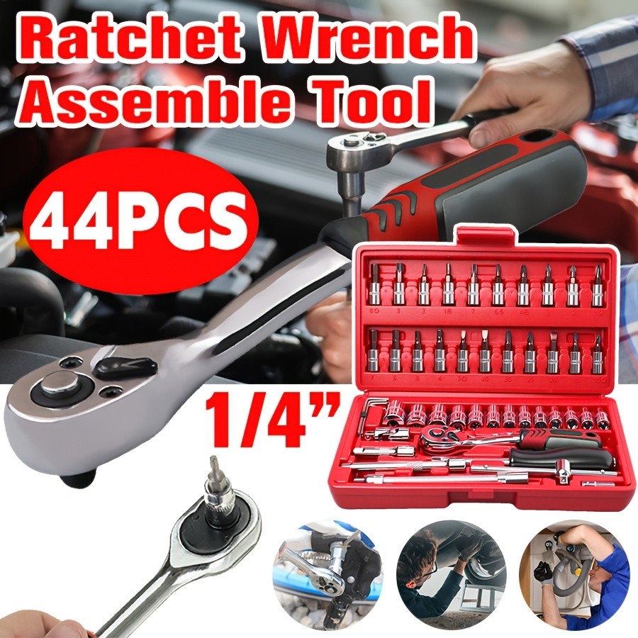 44pcs Professional Auto Master Tool Kits - High-quality Tool Sets