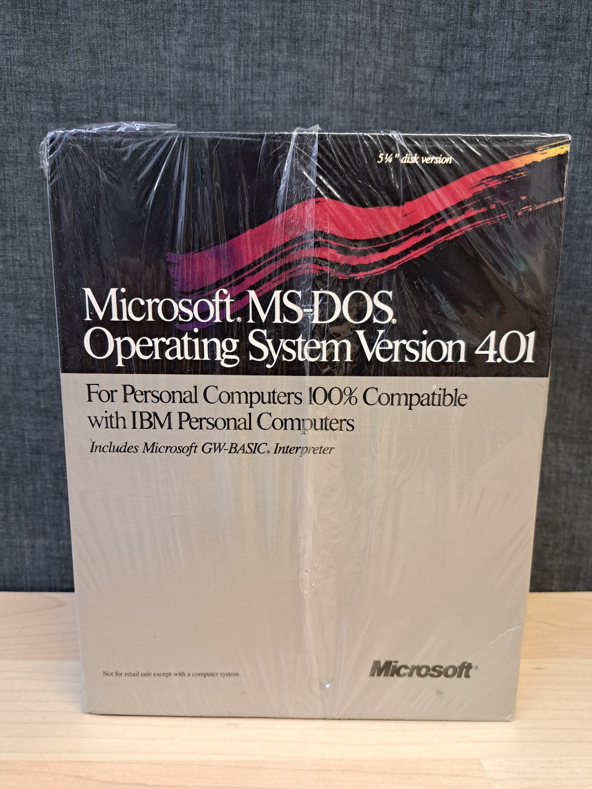Microsoft MS-DOS Operating System Version 4.01 NEW