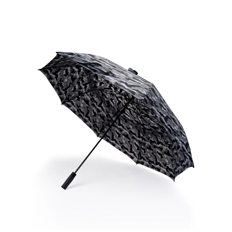 New Misty Harbor Automatic Open Two Person Rain Umbrella Black Camo