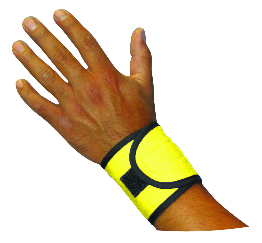 TECHNICHE HYPERKEWL COOLING WRIST WRAPS - PAIR - HI VIZ LIME #6573-HV