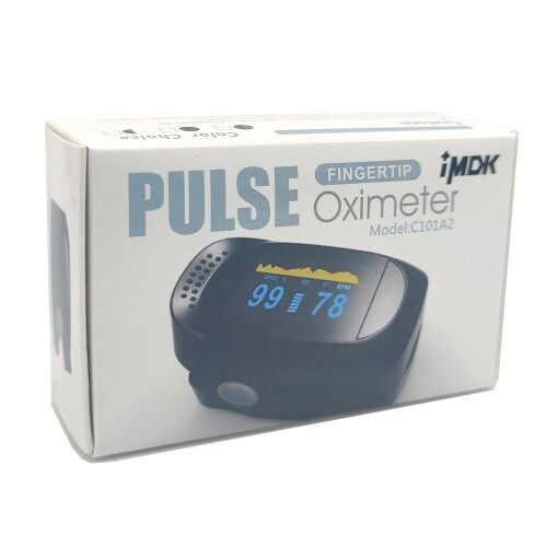 IMDK C101A2 Fingertip Pulse Oximeter OLED Display Oxygen Pulse Measuring Device
