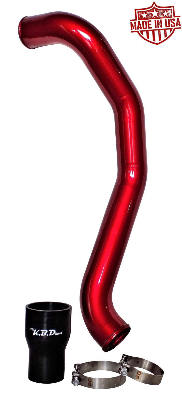 Hot Side Intercooler Tube Pipe for 2001-2010 Chevy GMC Duramax 6.6l LB7 LLY LBZ