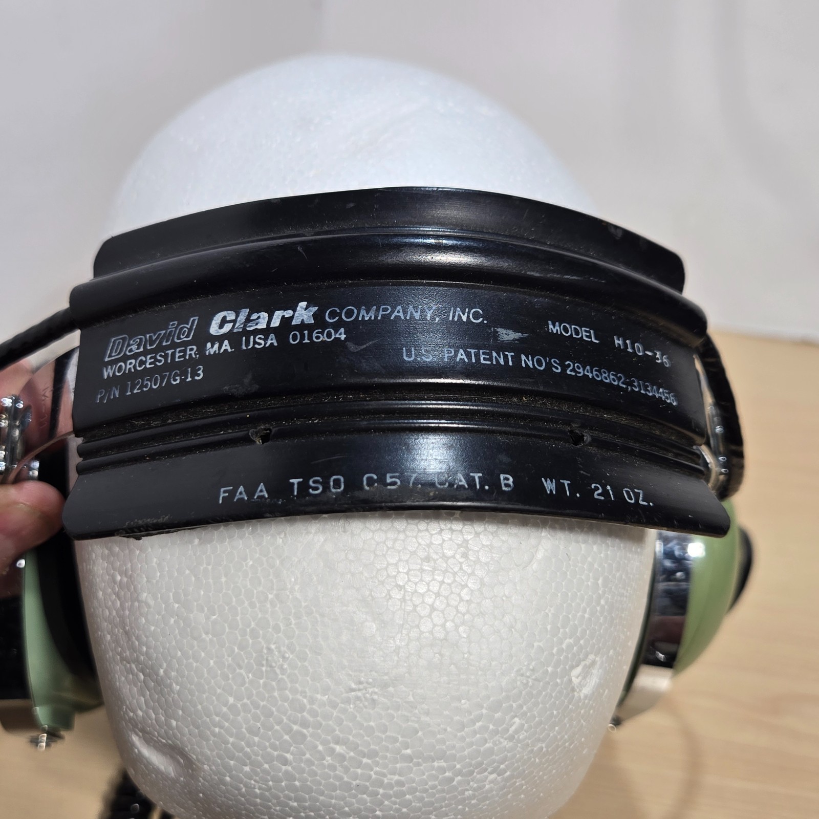 David Clark H10-36 Headset Helicopter Airplane Flying