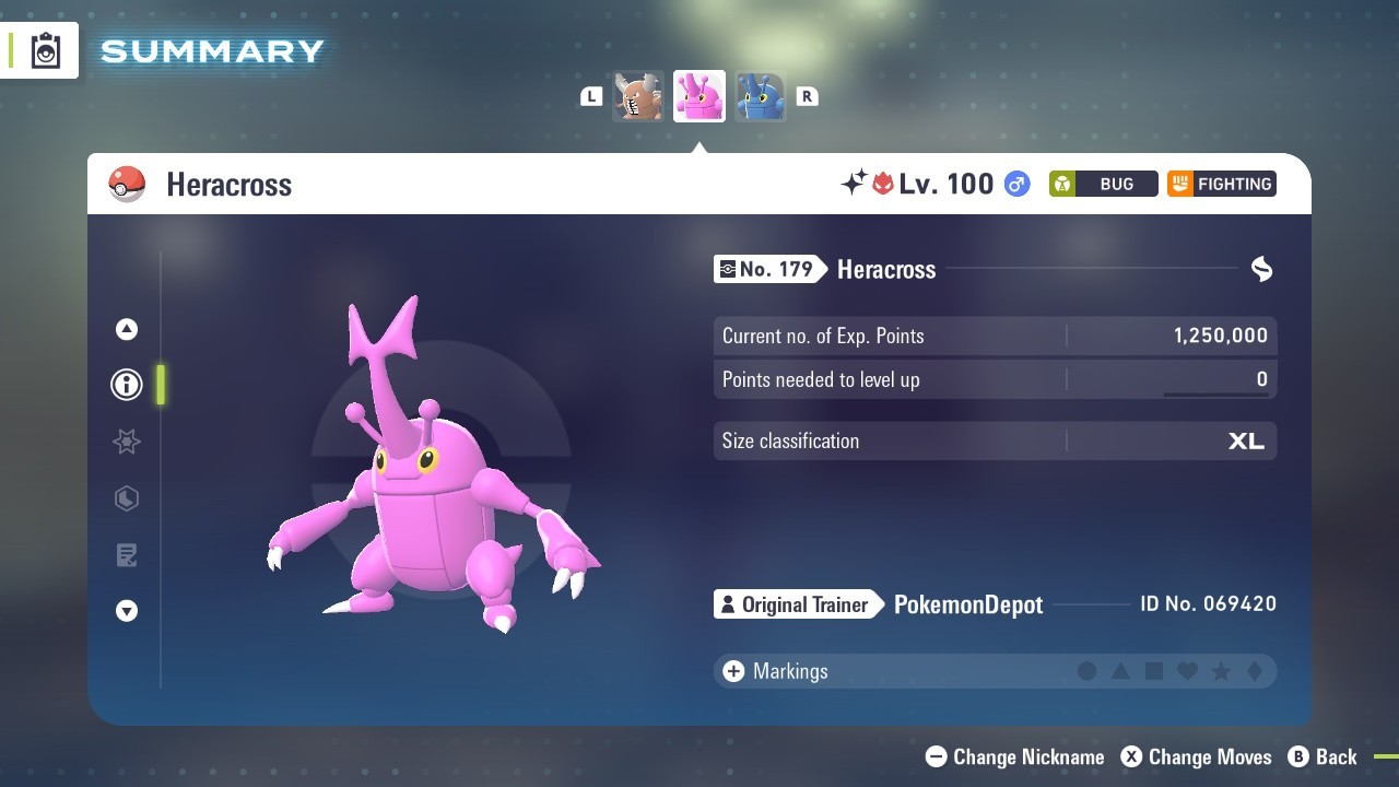 6IV Shiny Heracross Pokemon Legends ZA *SAME DAY*