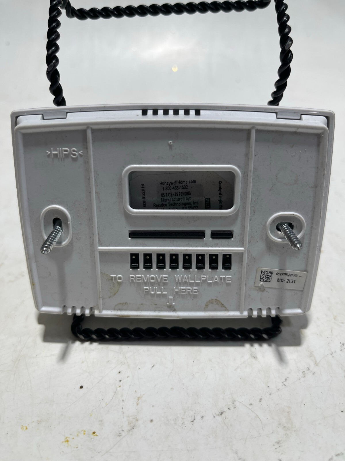 Honeywell Home Resideo Horizontal Programmable Thermostat
