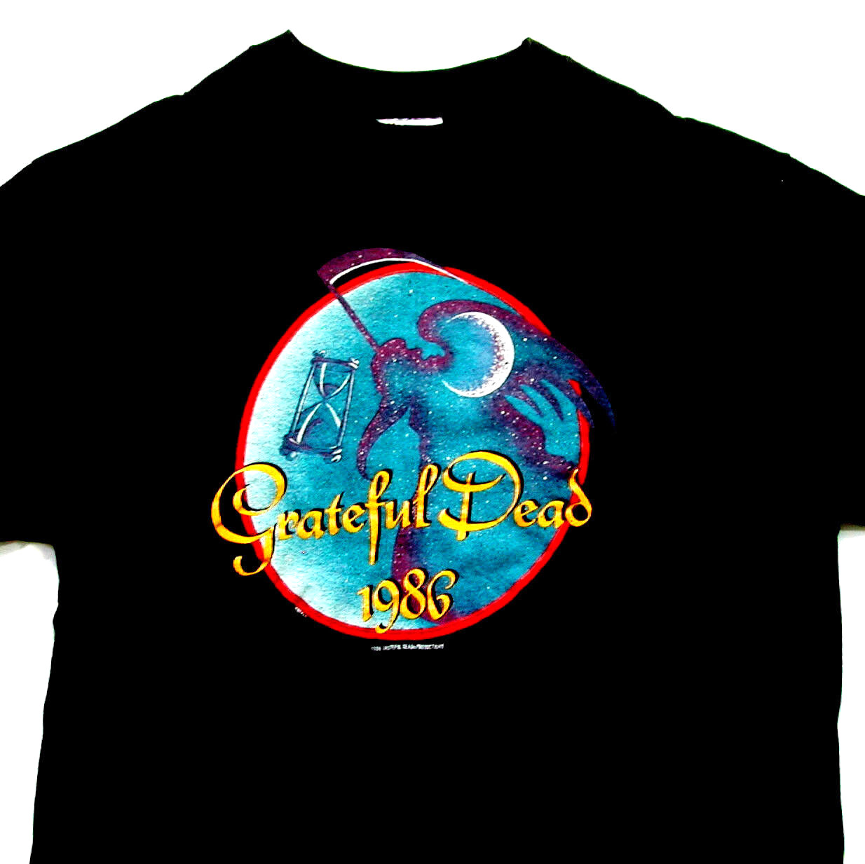 Grateful Dead Shirt T Shirt Vintage 1985 1986 New Years Eve Tim Harris GDP L New