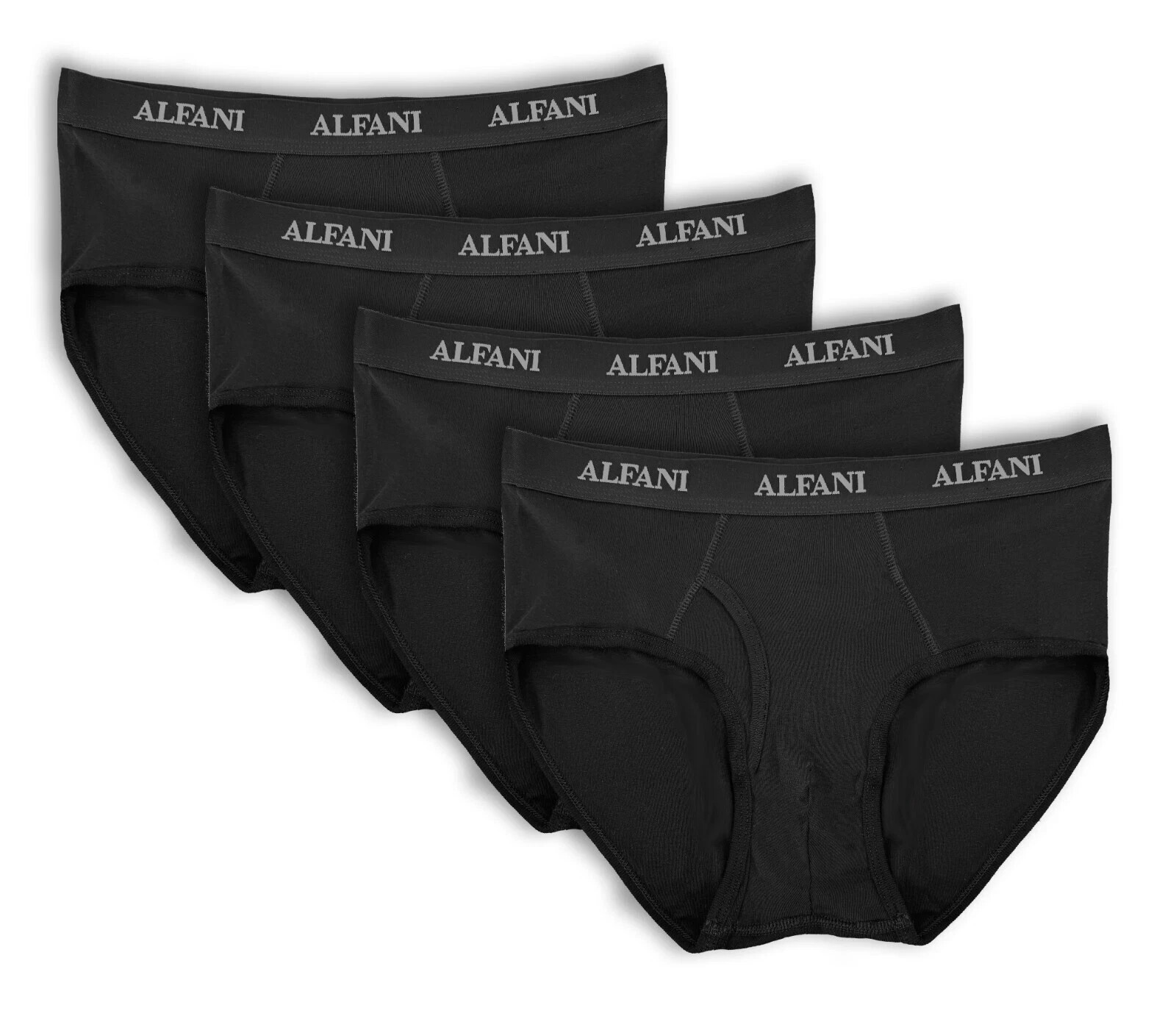 Alfani Men's 4 Pk Cotton Briefs Underwear TAGLESS WICKING XL $40 New