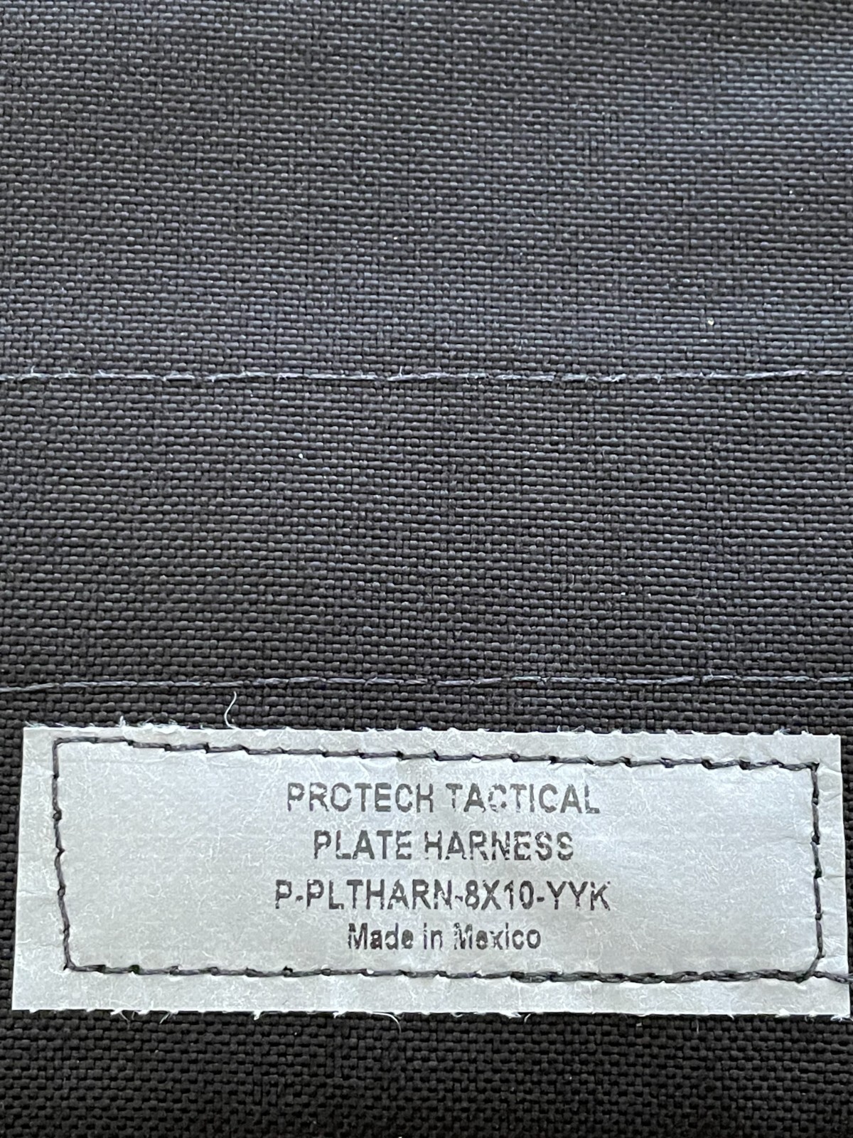 PROTECH TACTICAL Plate harness P-PLTHARN 8X10 Black Molle Adjustable Buckle