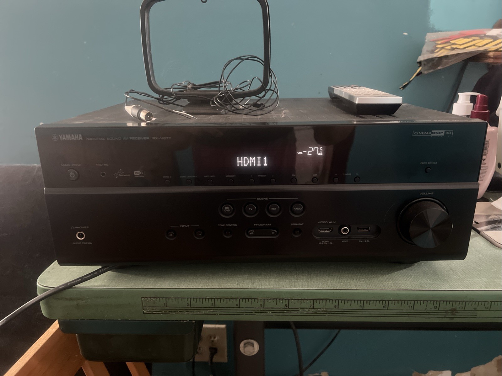 Yamaha RX-V6777.2-channel home theater receiver with Wi-Fi® and Apple AirPlay®